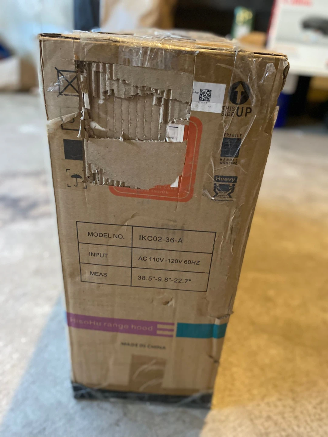 HisoHu Range Hood IKC02-36-A - New in Box!