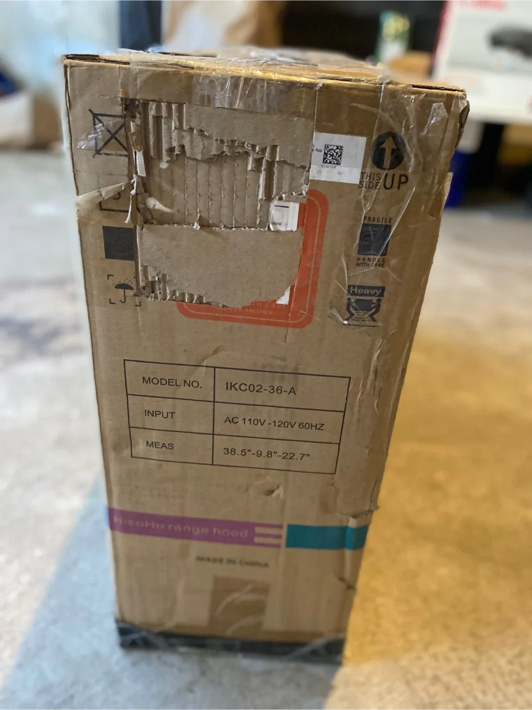 HisoHu Range Hood IKC02-36-A - New in Box!