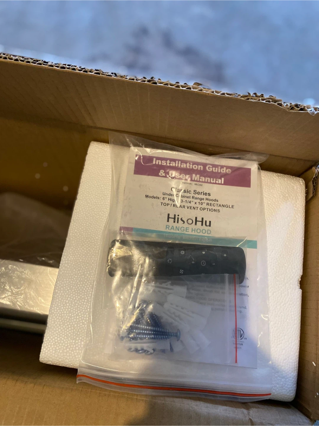 HisoHu Range Hood IKC02-36-A - New in Box! - photo 4