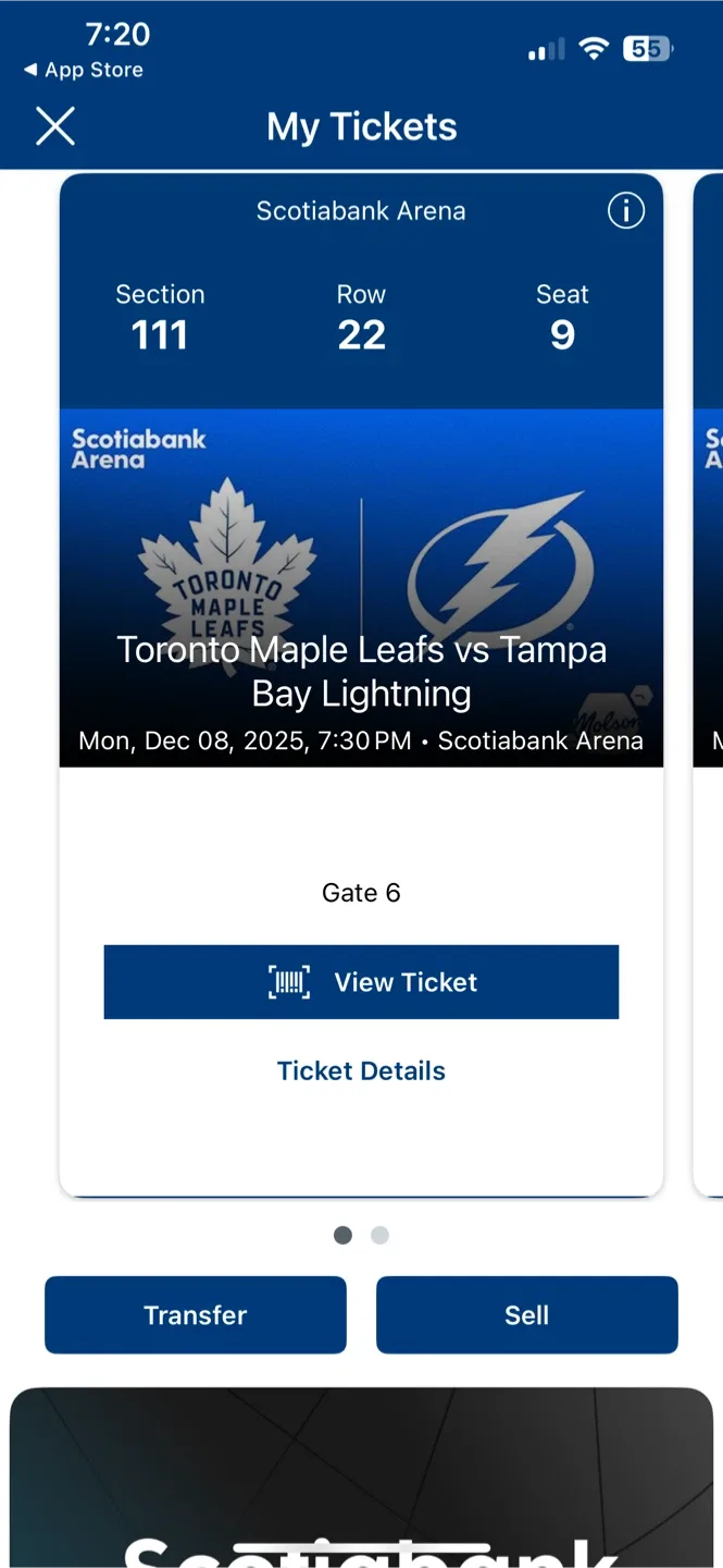 Toronto Maple Leafs vs Tampa Bay Lightning Ticket
