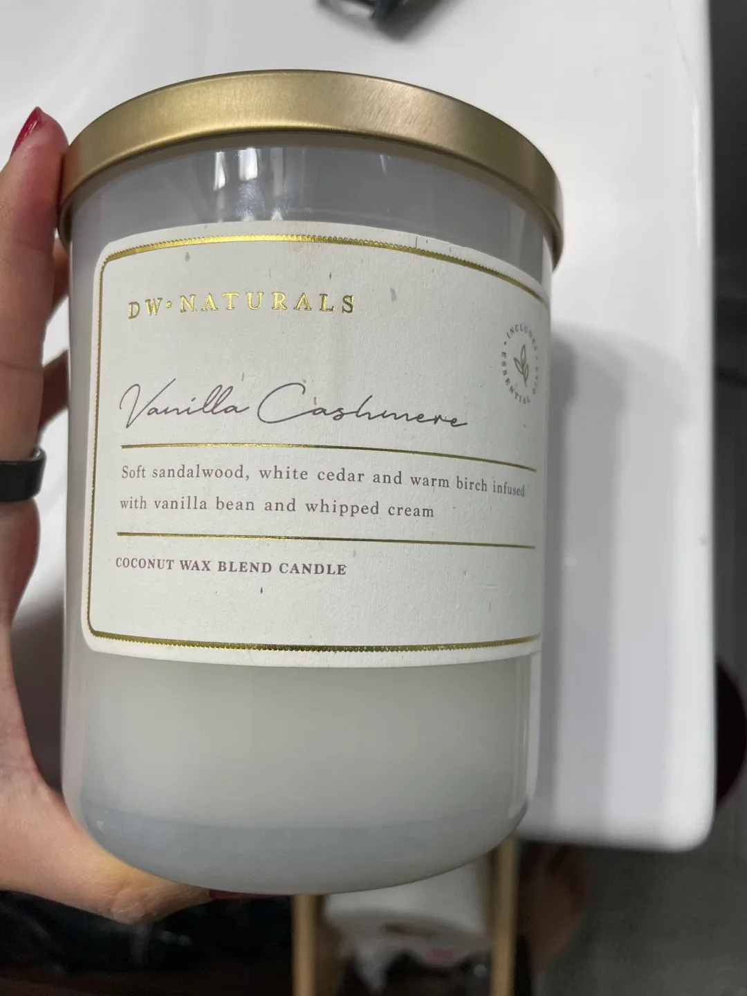 #cleanout DW Naturals Vanilla Cashmere Candle
