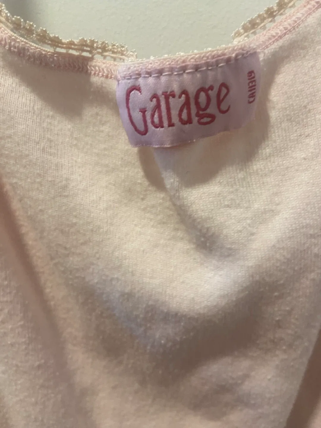 Vintage Garage Pink Tank Top - Size S