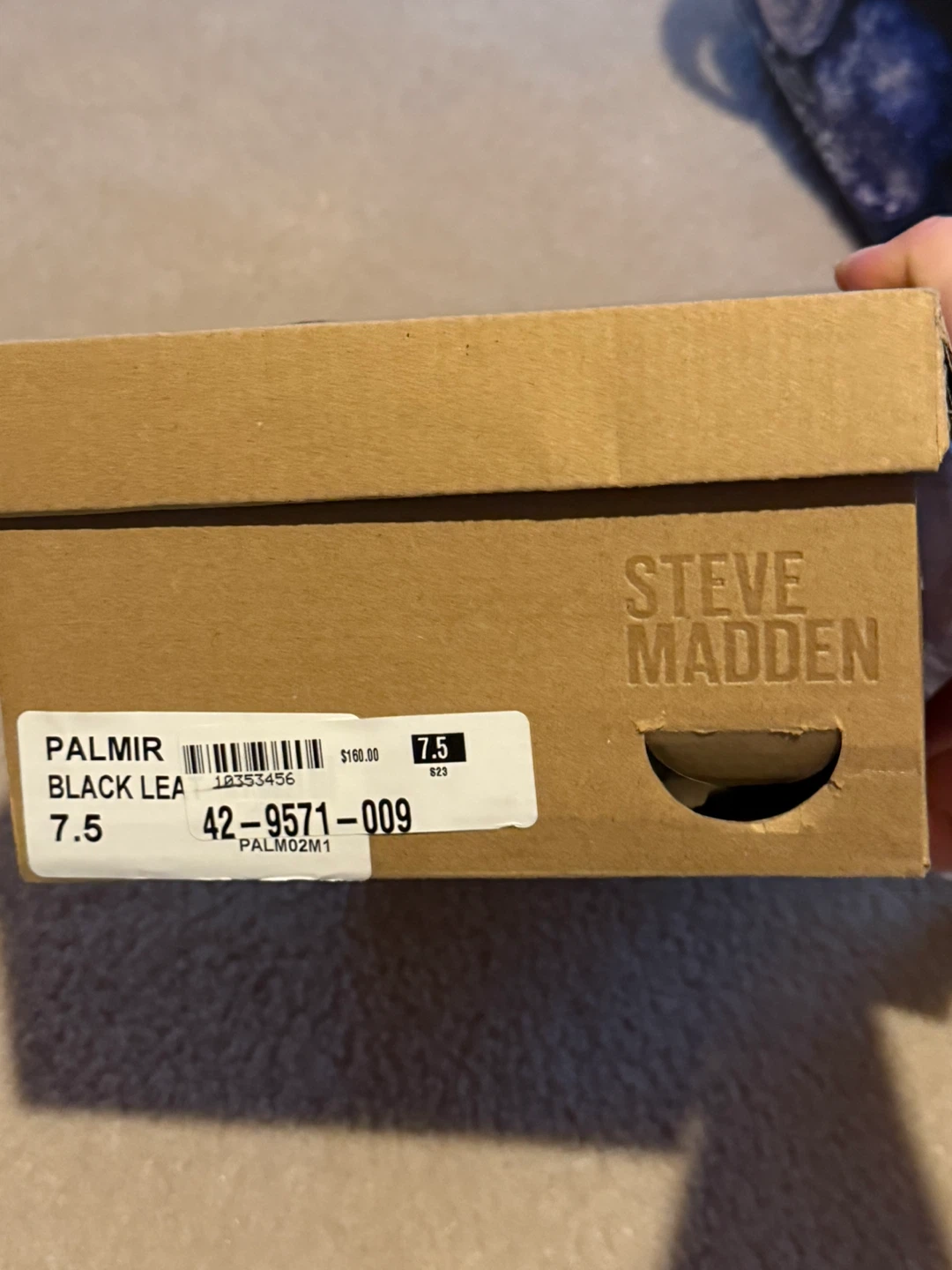 Steve Madden Palmir Black Leather Loafers - Size 7.5 - photo 4