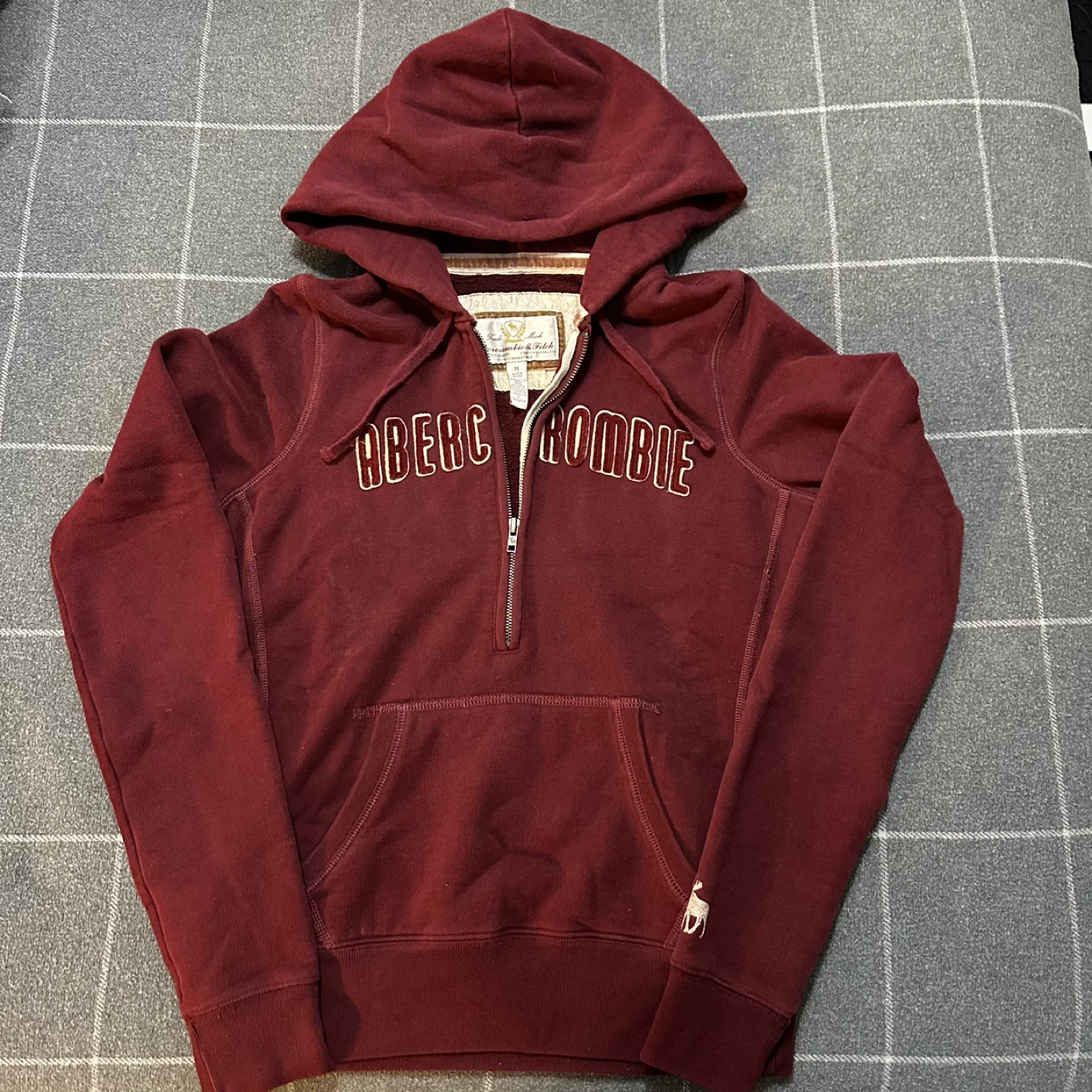 Abercrombie & Fitch Burgundy Hoodie