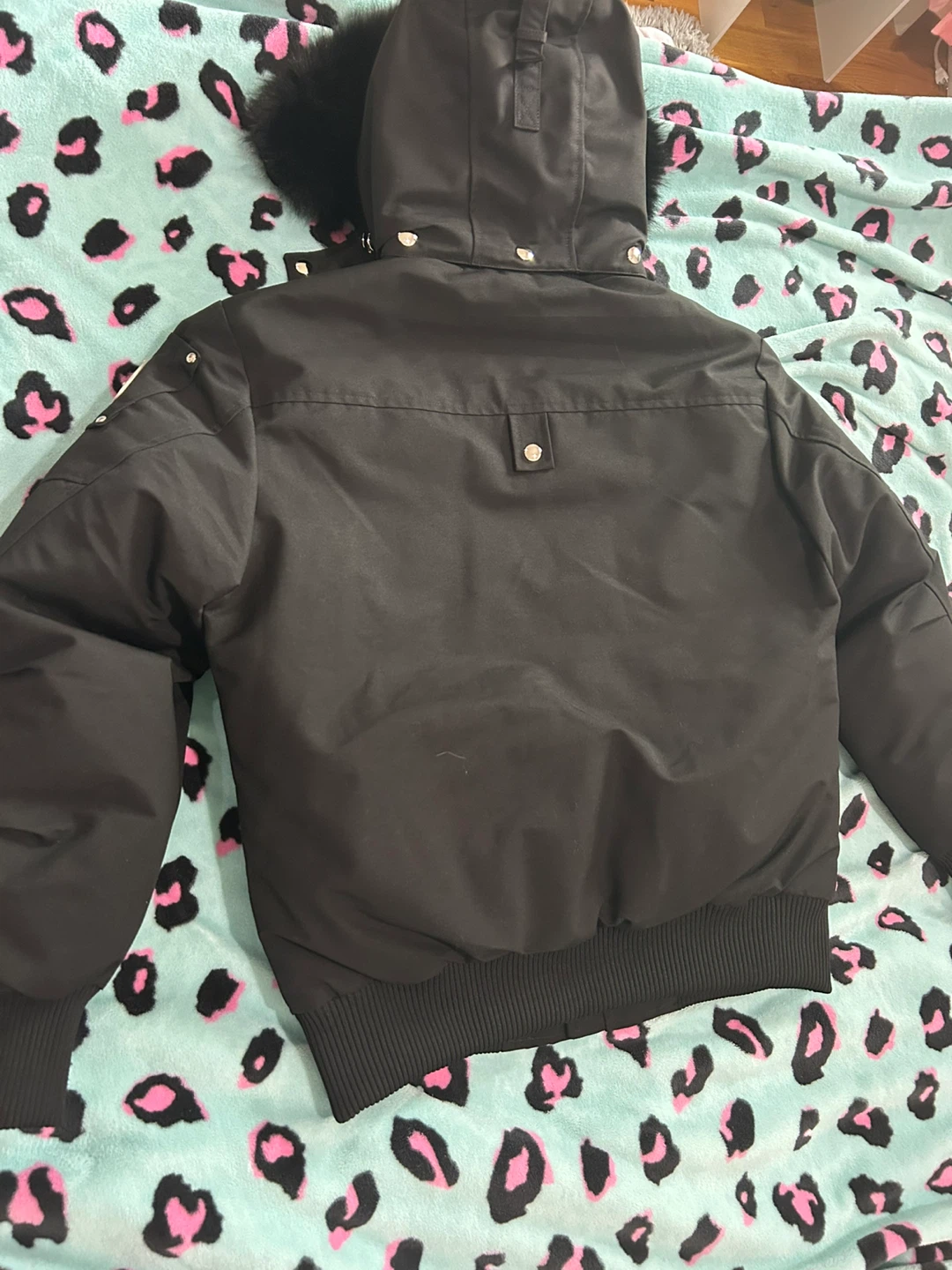 Moose Knuckles Black Bomber Jacket - photo 5