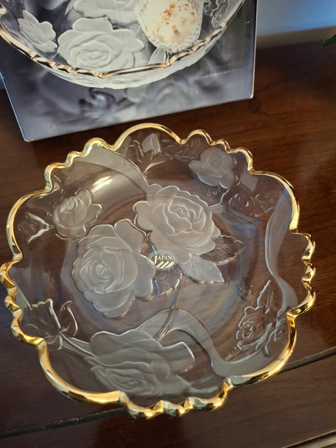 “Dream Rose” candy/nut dish