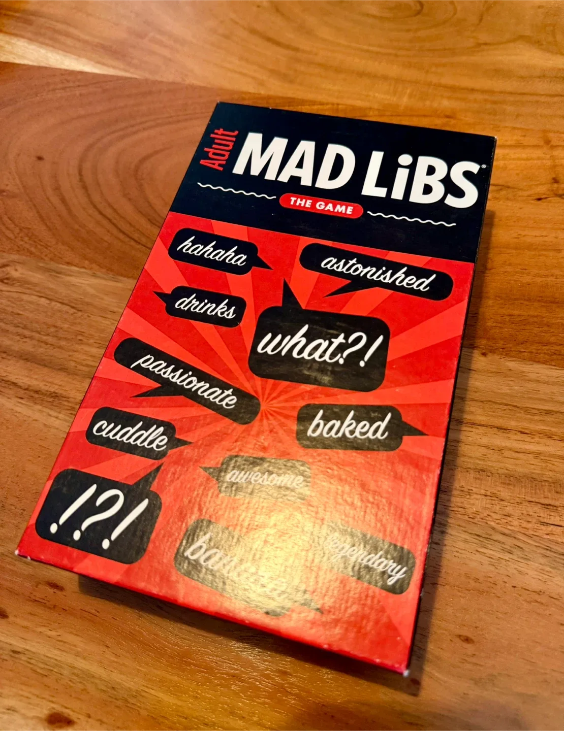 Adult Mad Libs Game