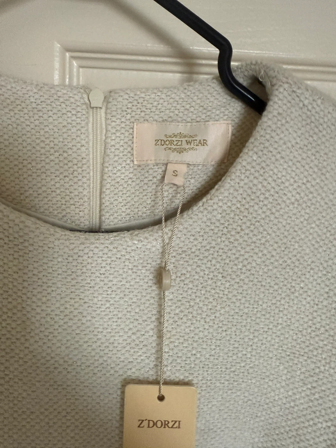 Z'DORZI WEAR Cream Dress - Size Small - photo 2