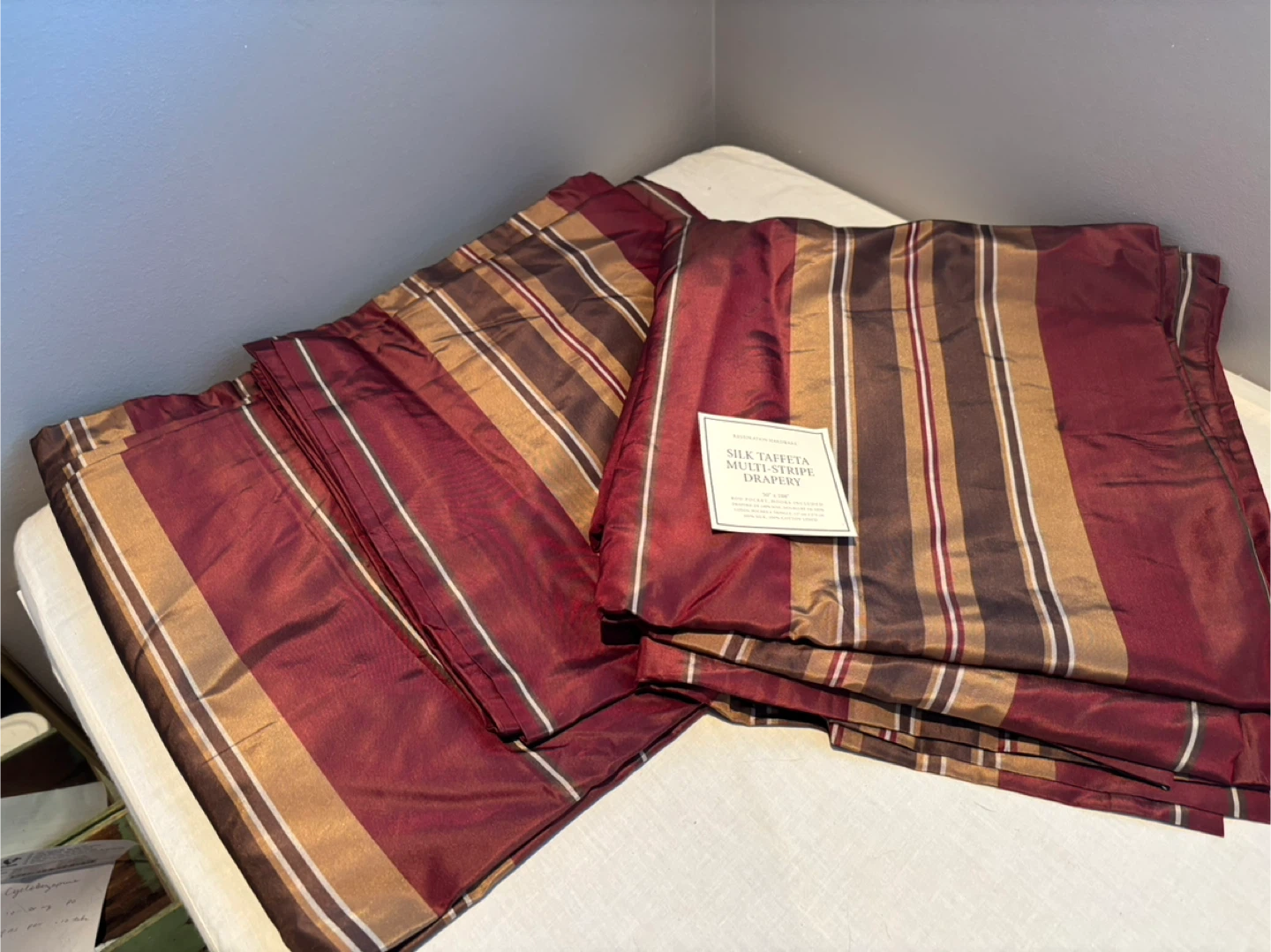 Restoration Hardware Silk Taffeta Drapery - photo 2