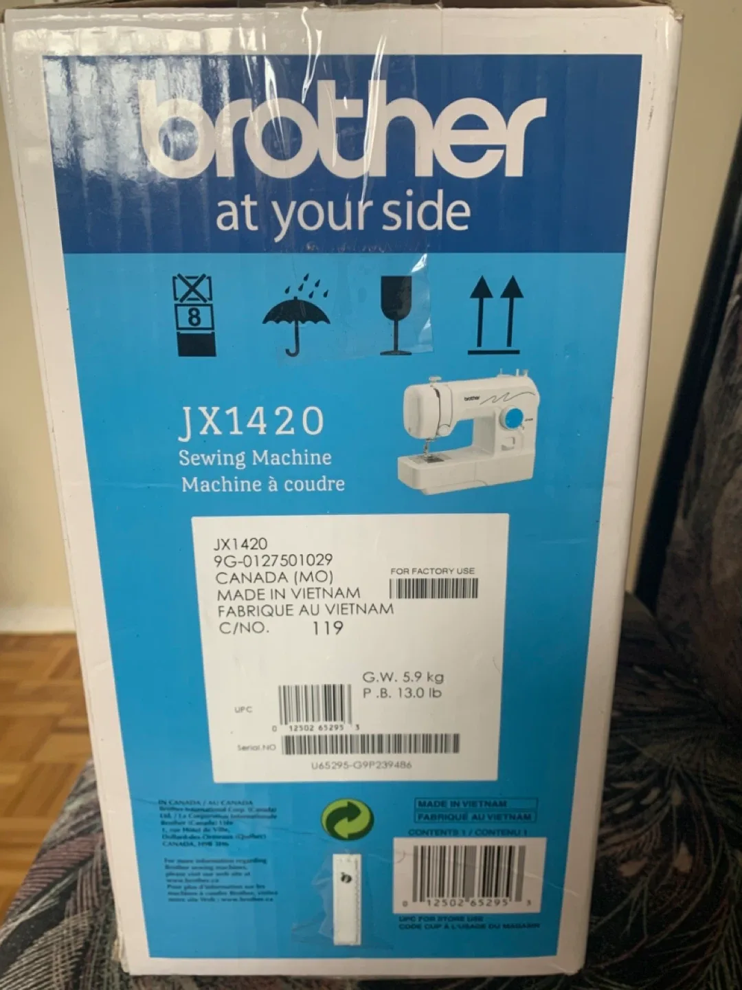 Brother JX1420 Sewing Machine image indicator(6)