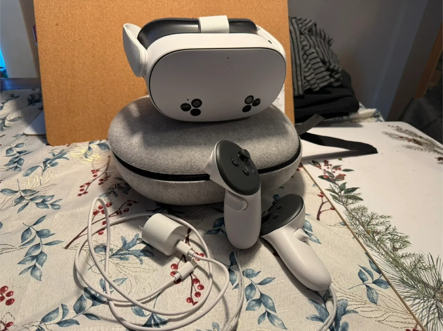 Meta Quest 2 VR Headset with Controllers & Case