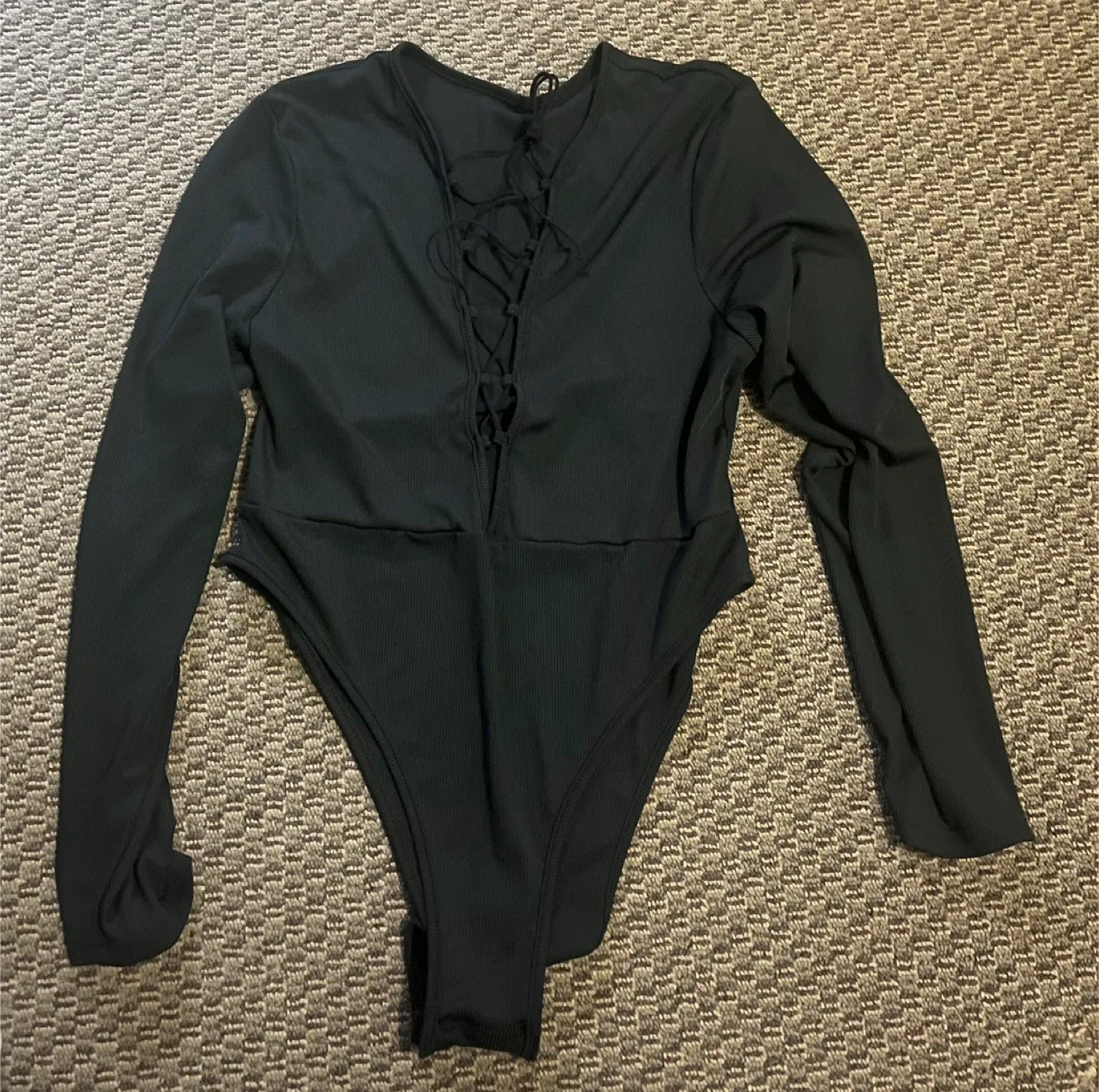 Black Long Sleeve Bodysuit