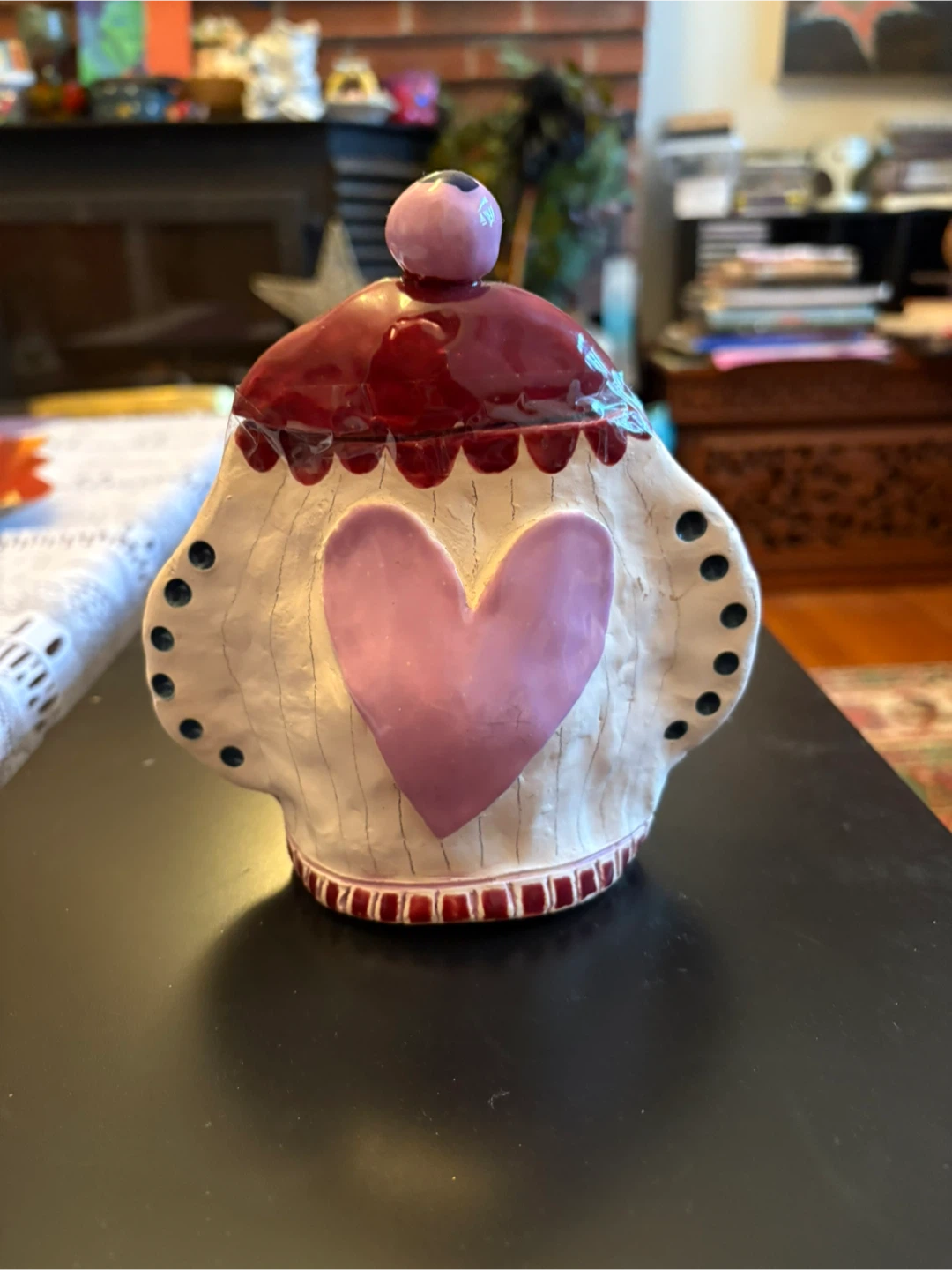 Handmade Ceramic Jar - All Full Up - photo 2