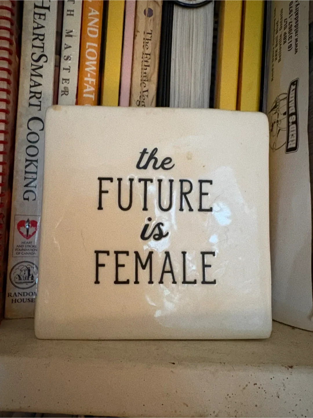 The Future is Female Ceramic Block