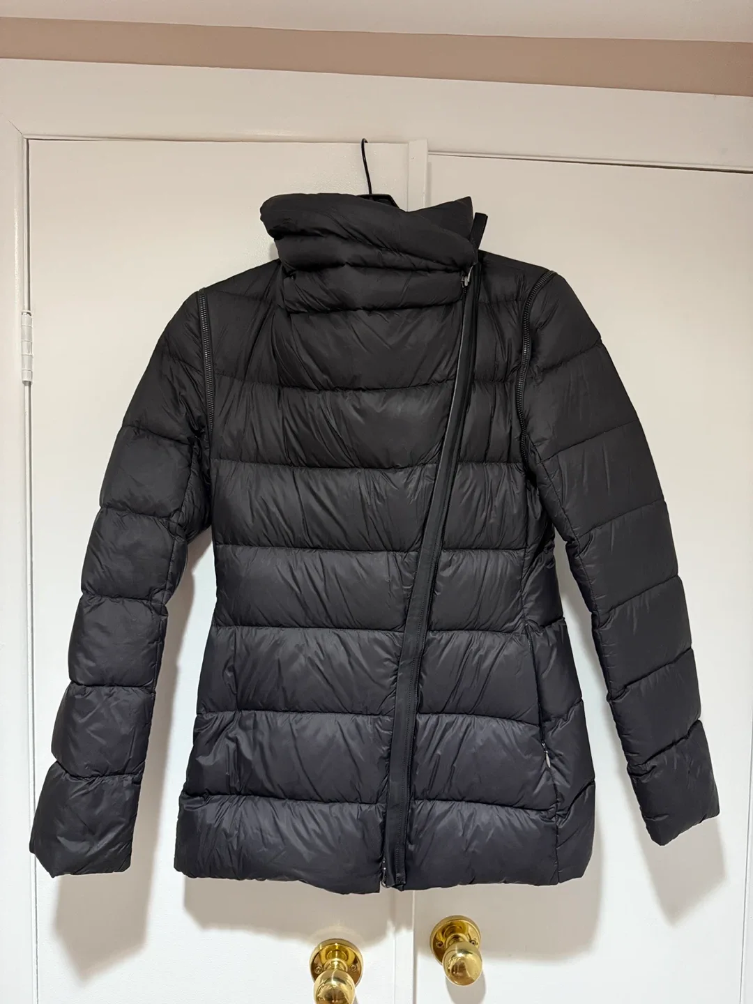 Mackage Charcoal Light Down Puffer Jacket - Size S image indicator(2)