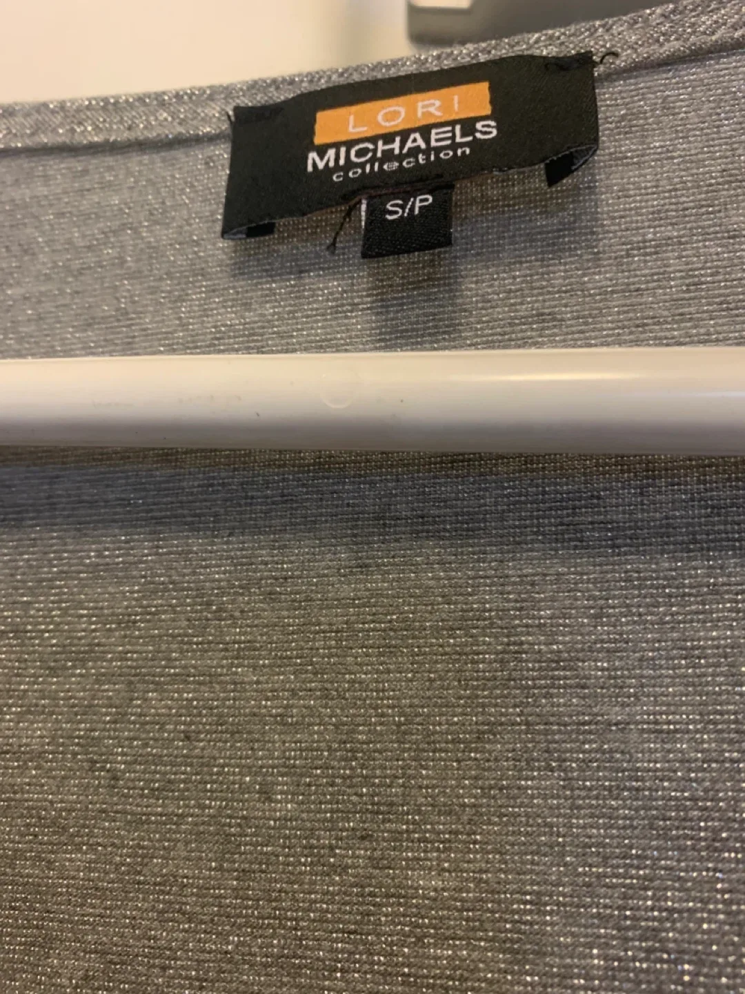 Lori Michaels Silver Grey Wrap Dress - Size S image indicator(5)