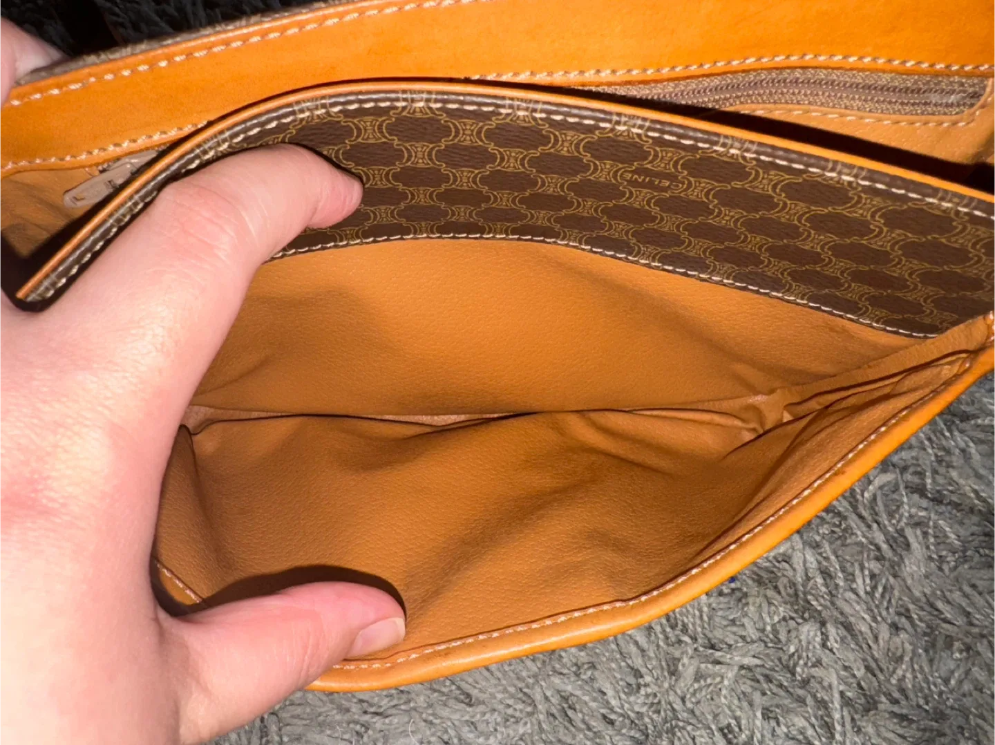 Celine Macadam Pattern Crossbody Bag image indicator(8)