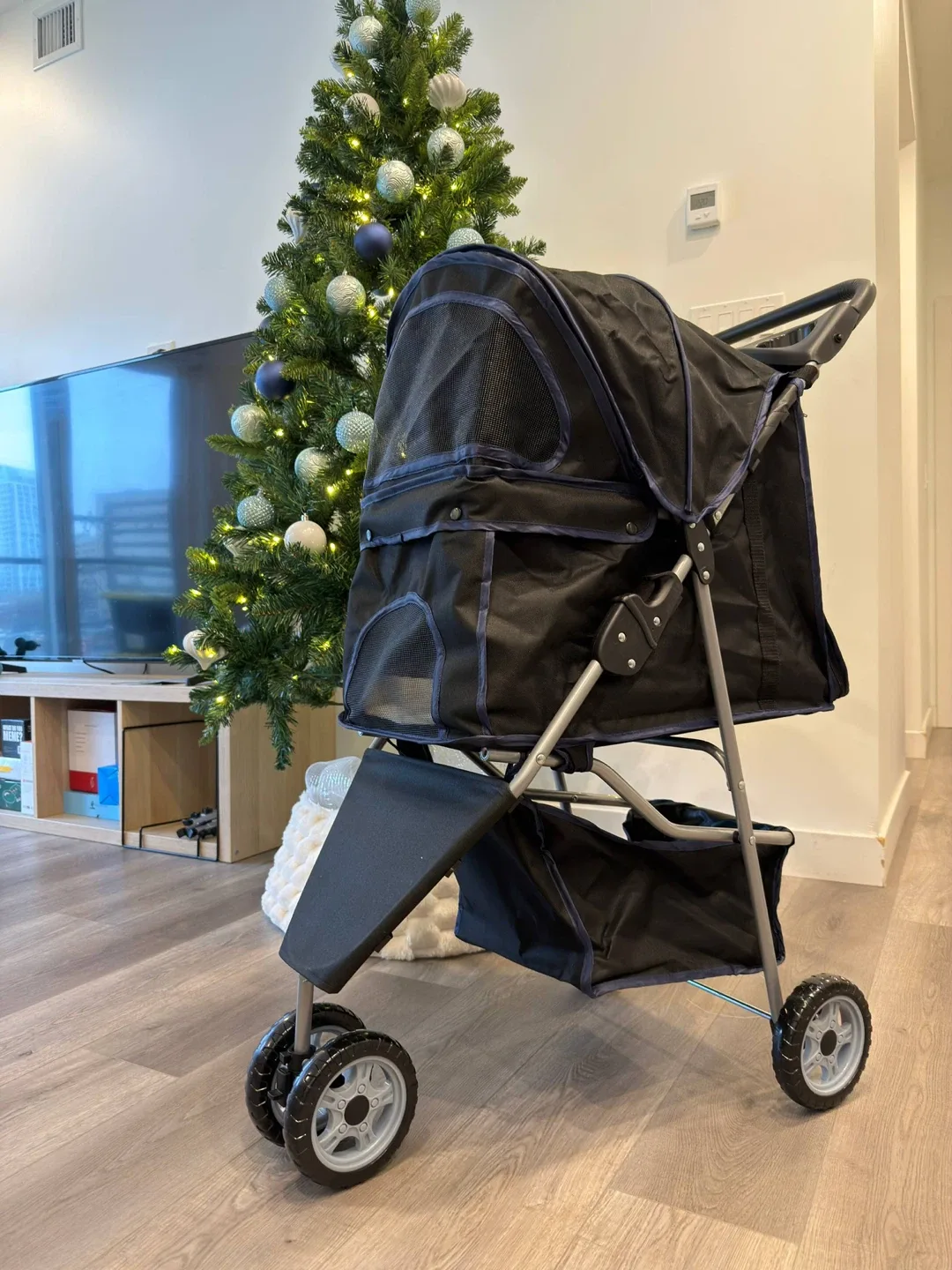Black Pet Stroller