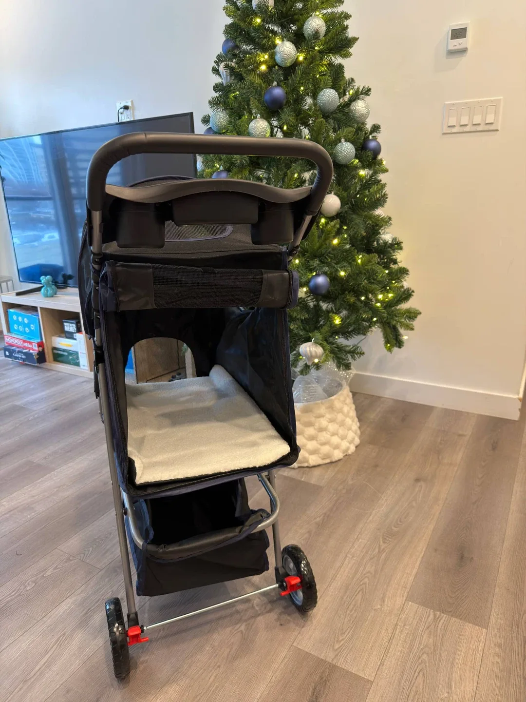 Black Pet Stroller image indicator(4)