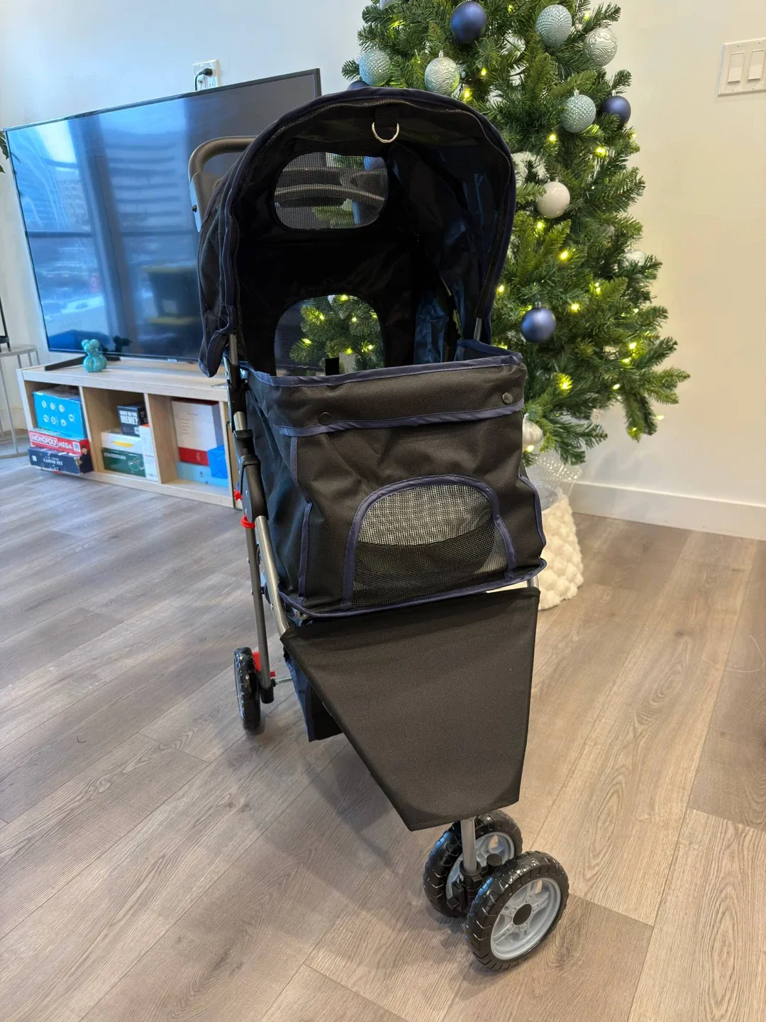 Black Pet Stroller image indicator(3)