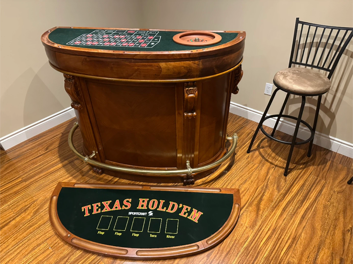 Sportcraft Texas Hold'em & Roulette / Bar - photo 2