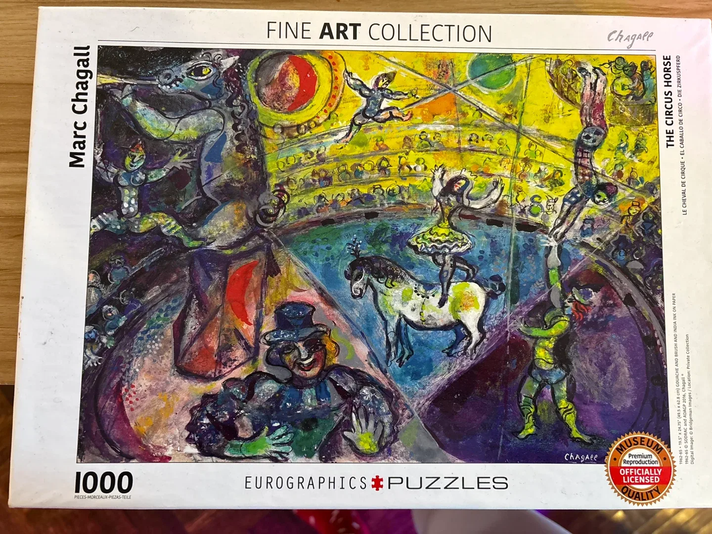Marc Chagall 'The Circus Horse' 1000-Piece Puzzle