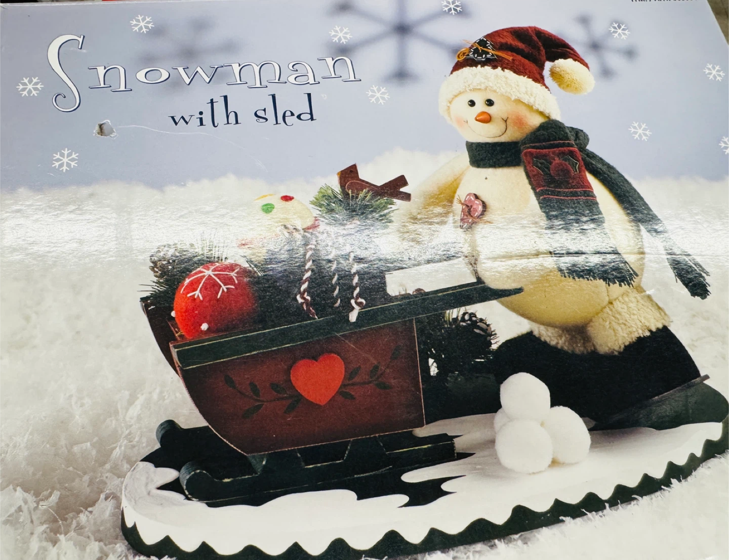 Costco Snowman with Sled Decoration - photo 2