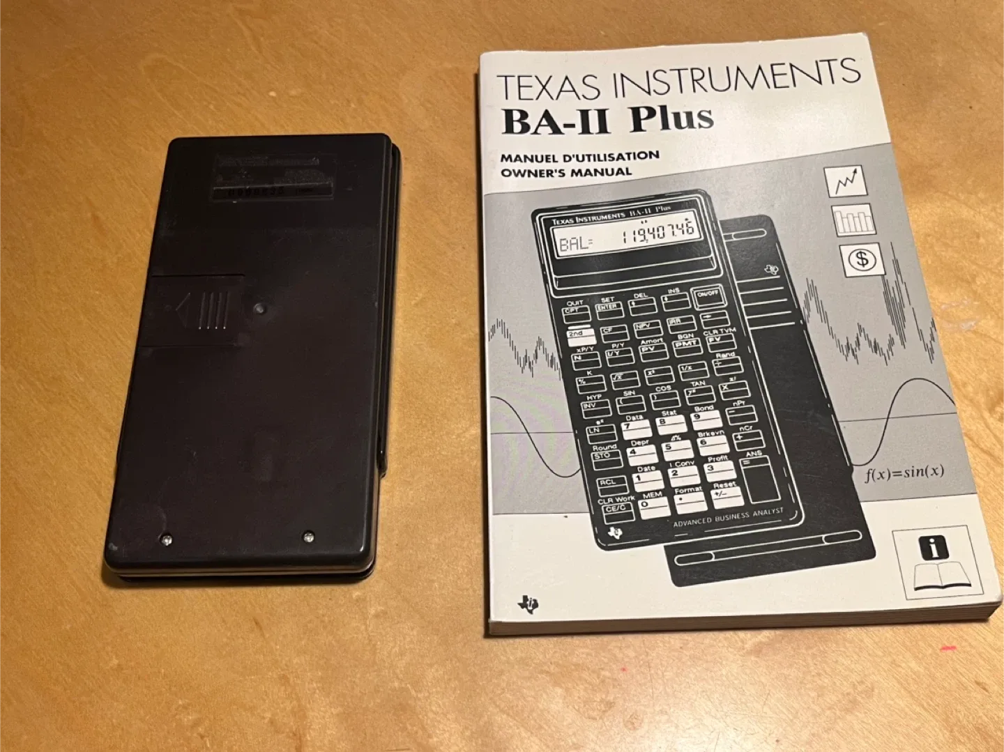 Texas Instruments BA II Plus Calculator image indicator(2)