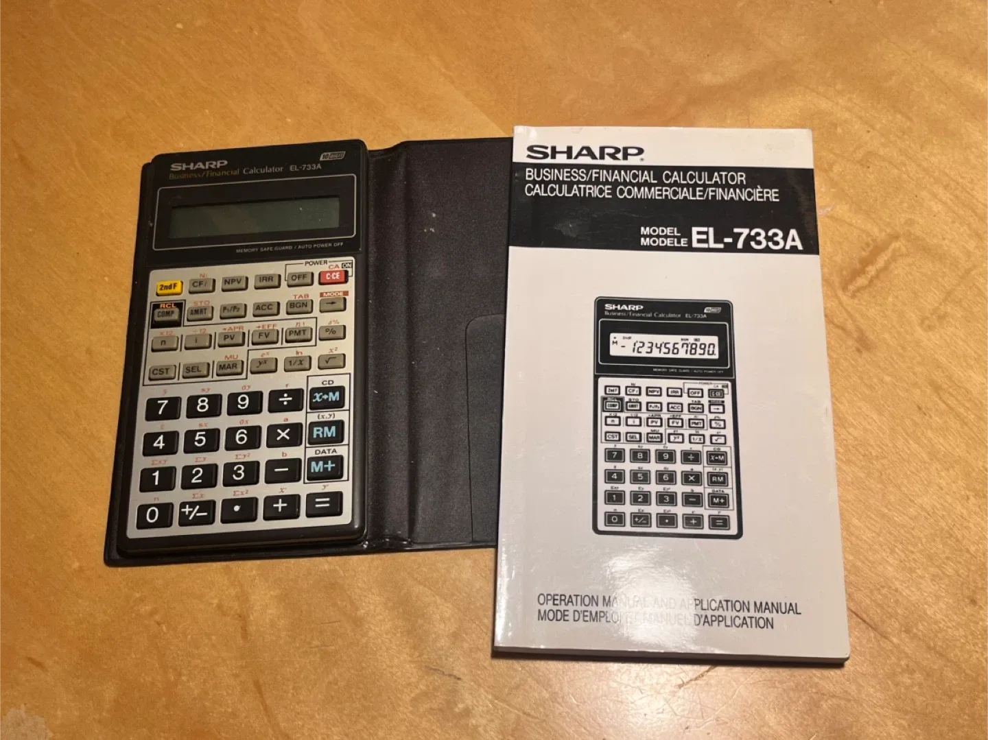 Sharp EL-733A Business/Financial Calculator
