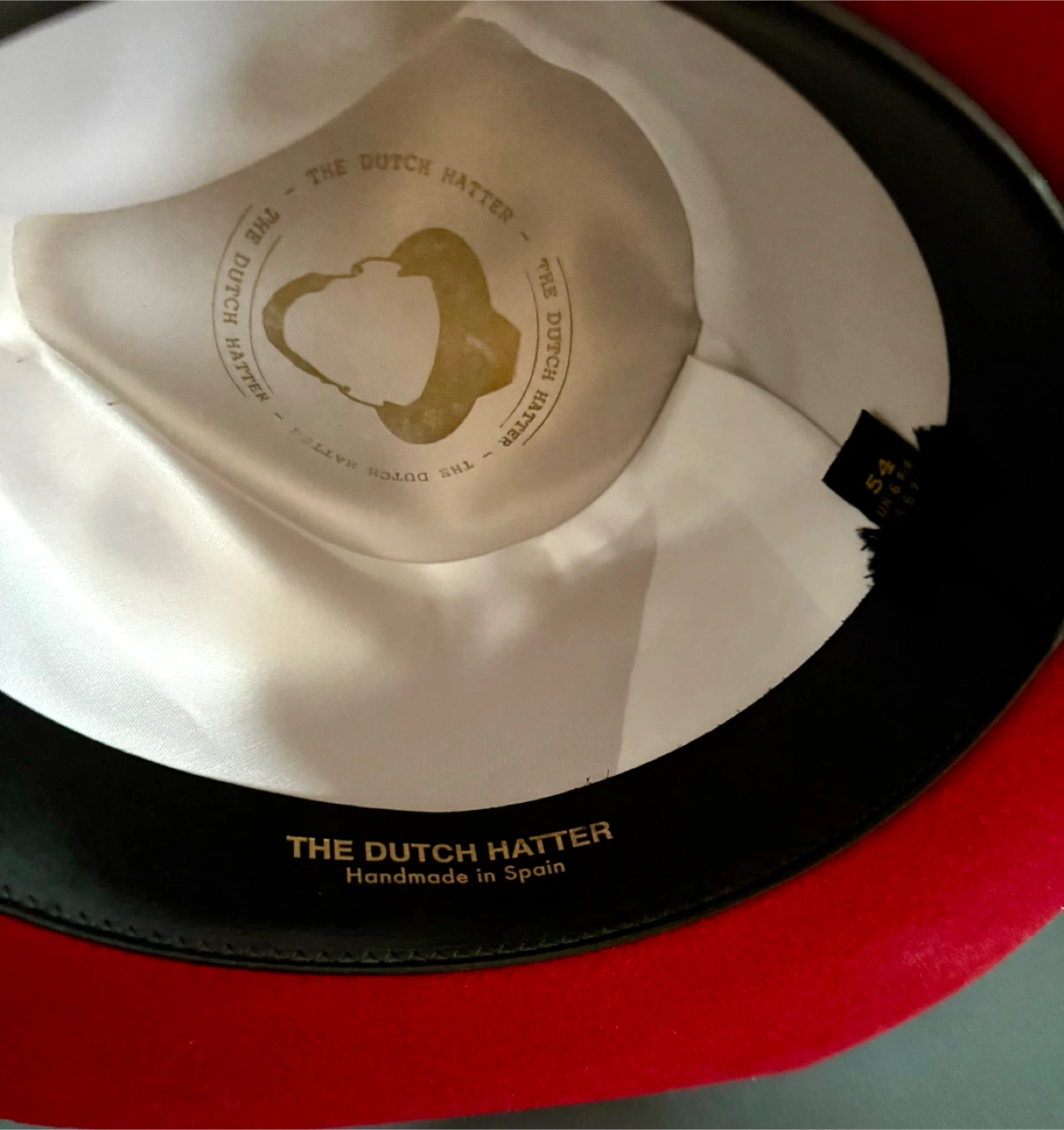 The Dutch Hatter Red Fedora - Size 54 - photo 5