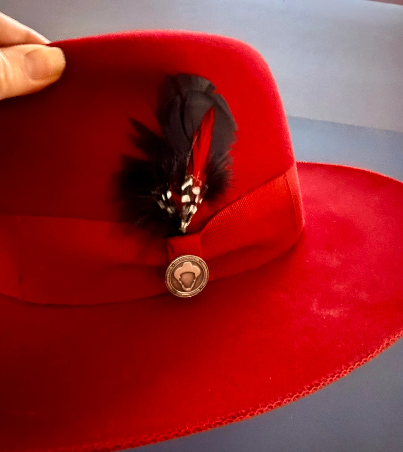 The Dutch Hatter Red Fedora - Size 54 - photo 4