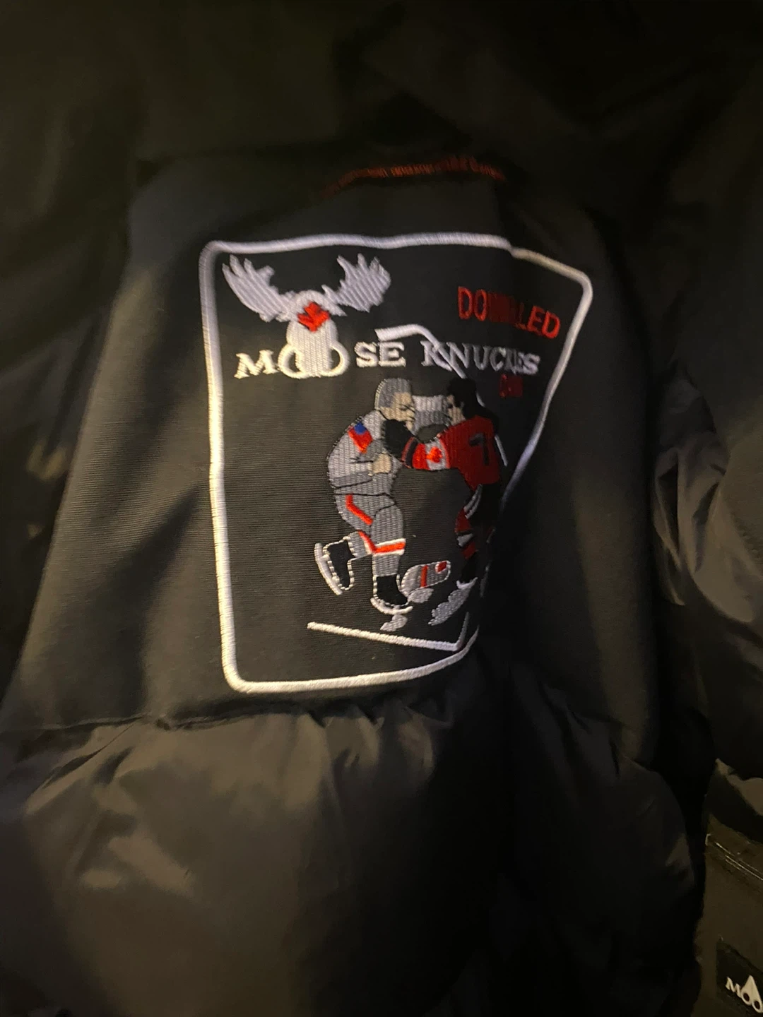 Moose Knuckles Black Down Jacket - photo 5