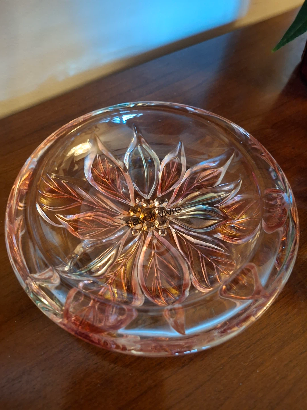 Poinsettia candy/sauce dishes (2 available - priced per dish) - photo 3