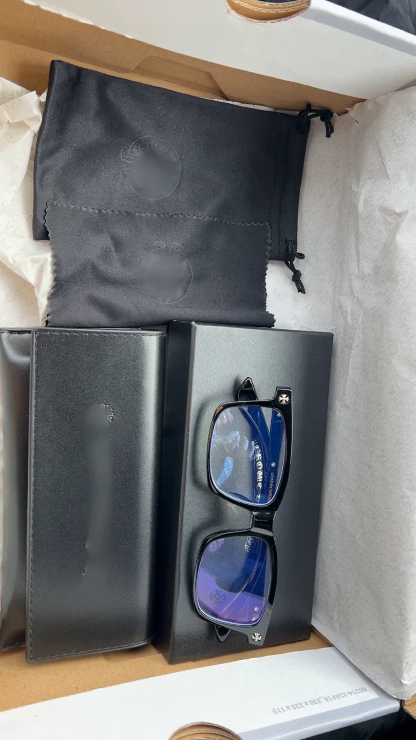 Chrome Detailed Glasses