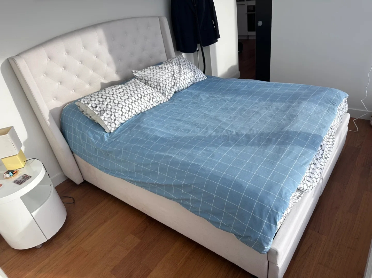 Upholstered Bed Frame - Queen Size