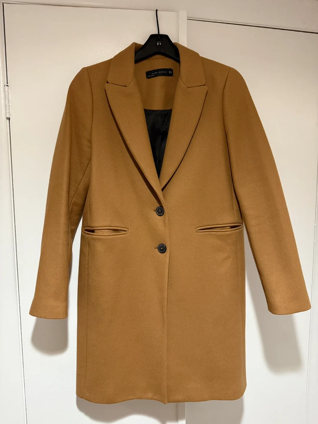 Zara Woman Camel Coat - Size S