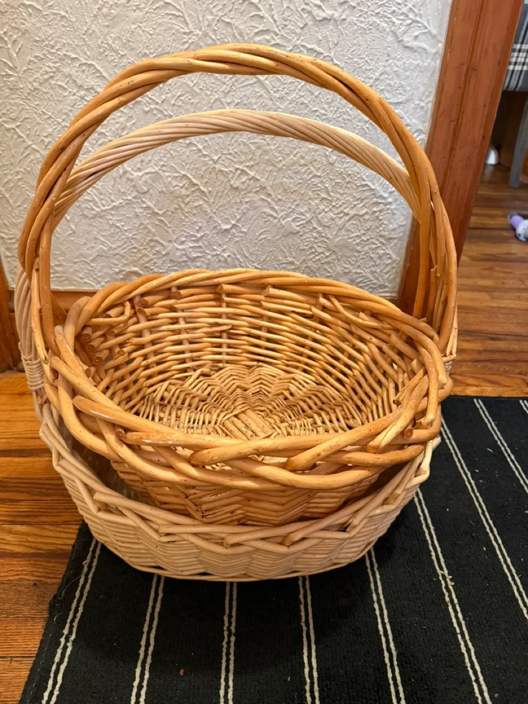 Wicker Baskets - Set of Two
