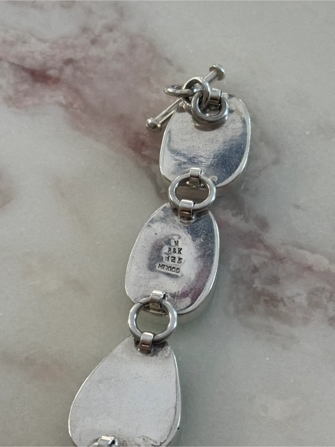 Turquoise Stone Bracelet - 925 Silver image indicator(3)