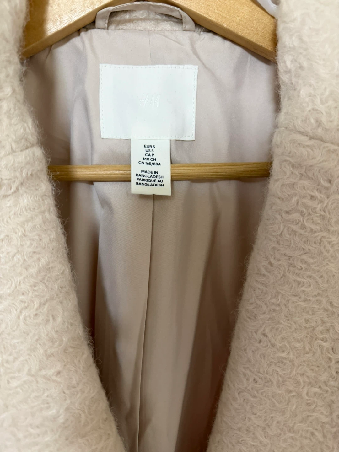 H&M Beige Coat Size S - photo 2