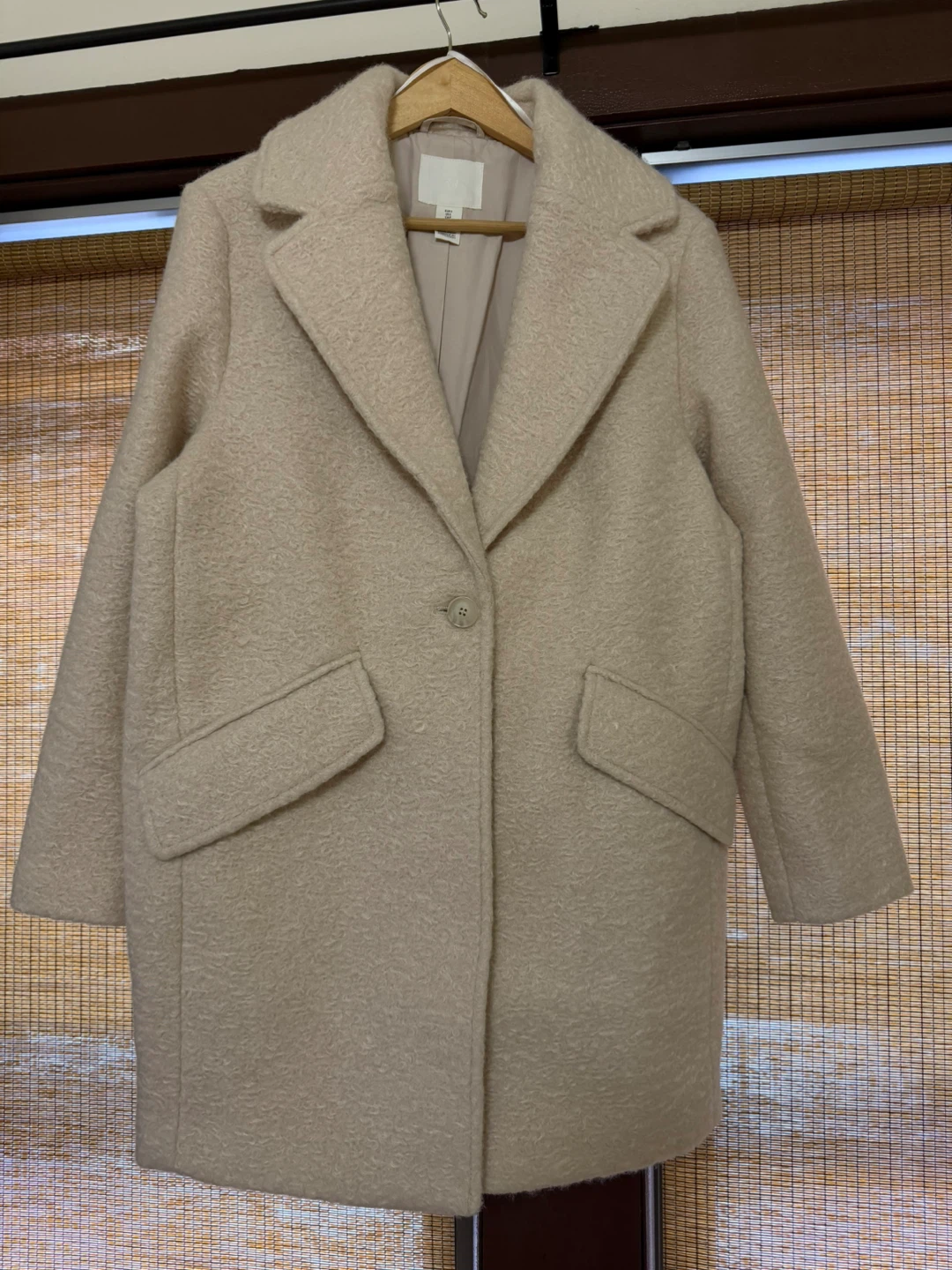 H&M Beige Coat Size S