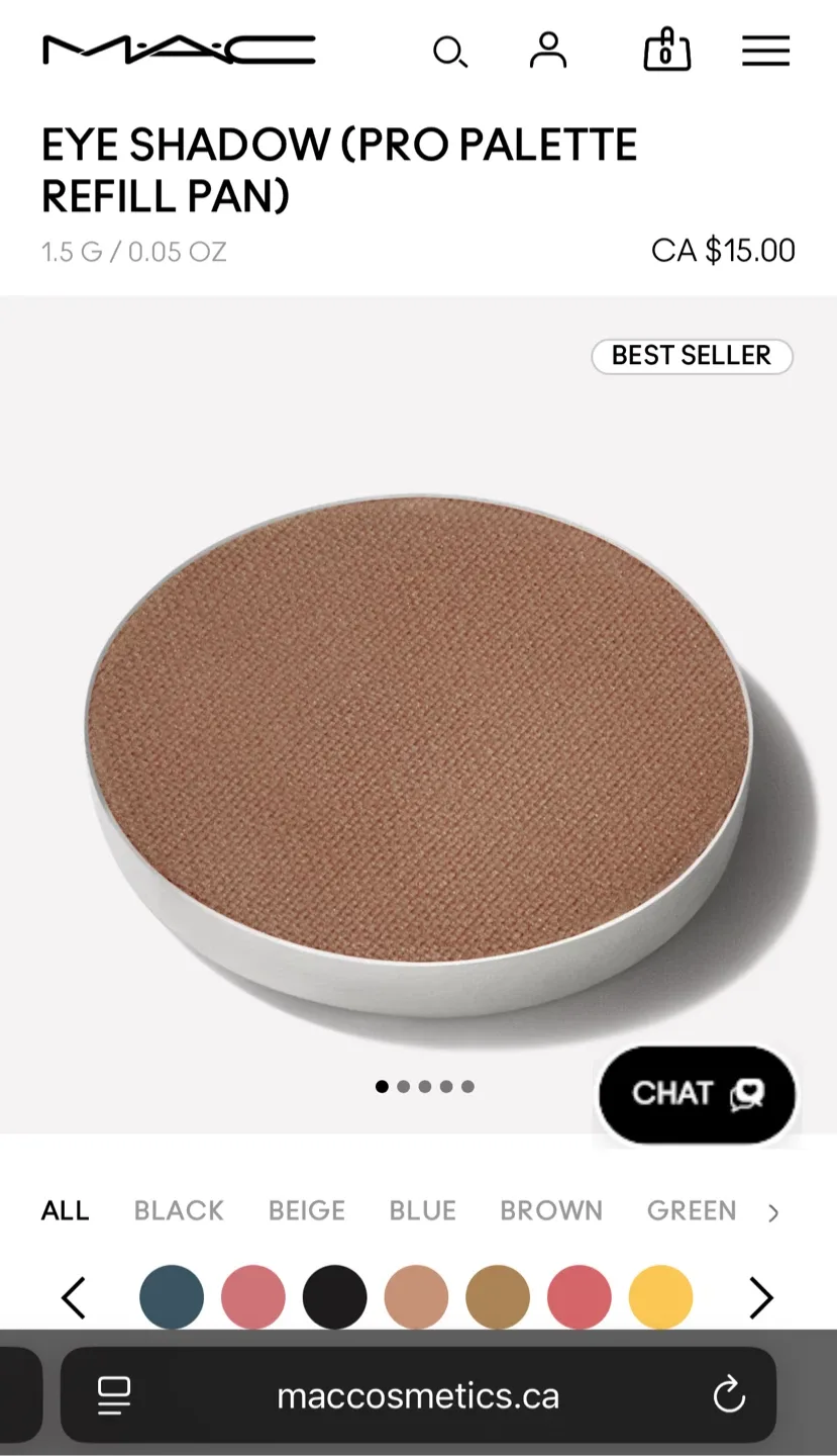 New MAC Eye Shadow Pro Palette Refill Pan image indicator(3)