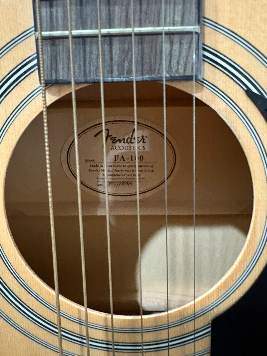 Fender FA-100 Acoustic Guitar w/ Gig Bag - photo 2