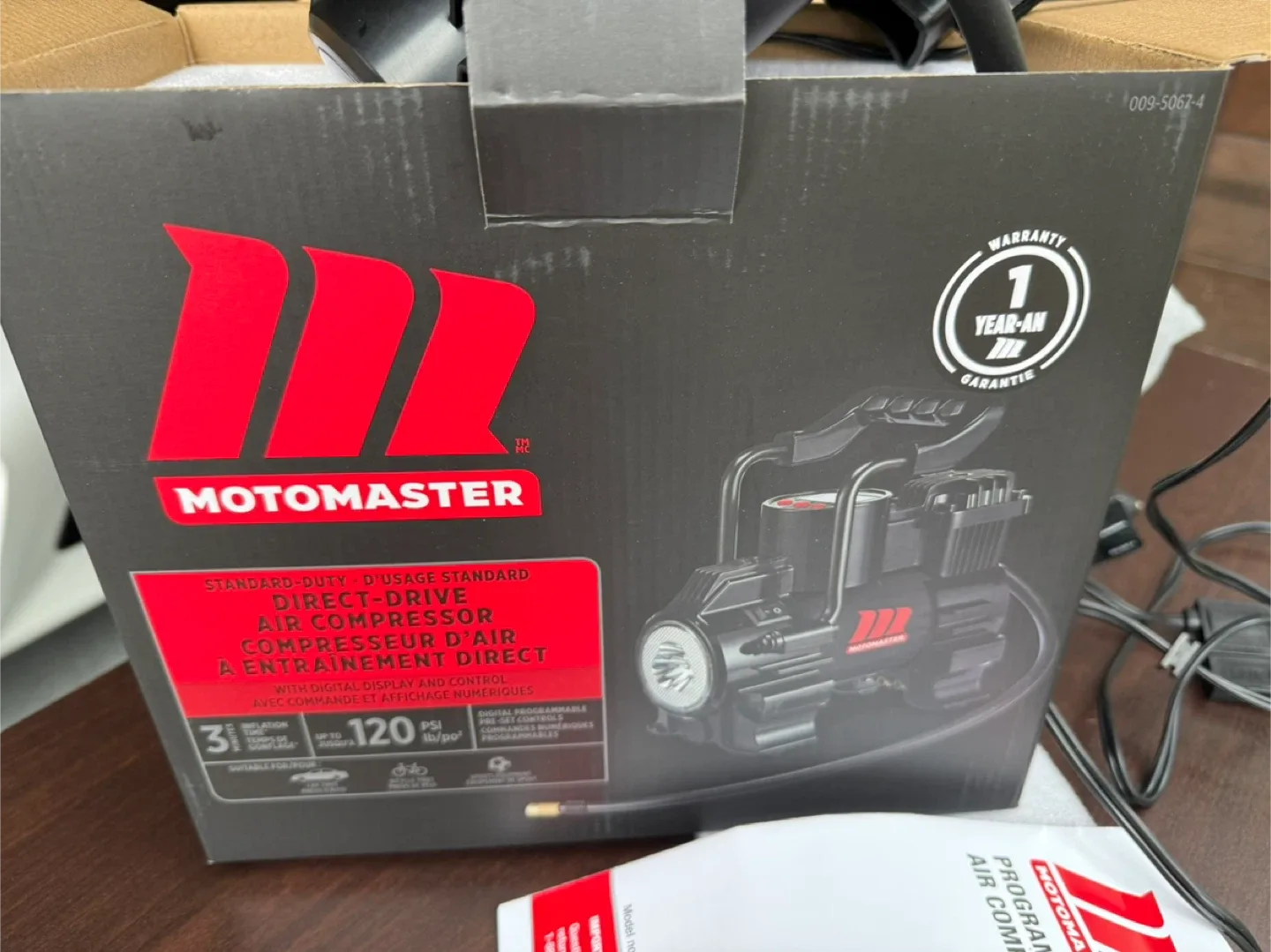MotoMaster Direct-Drive Air Compressor - New in Box!