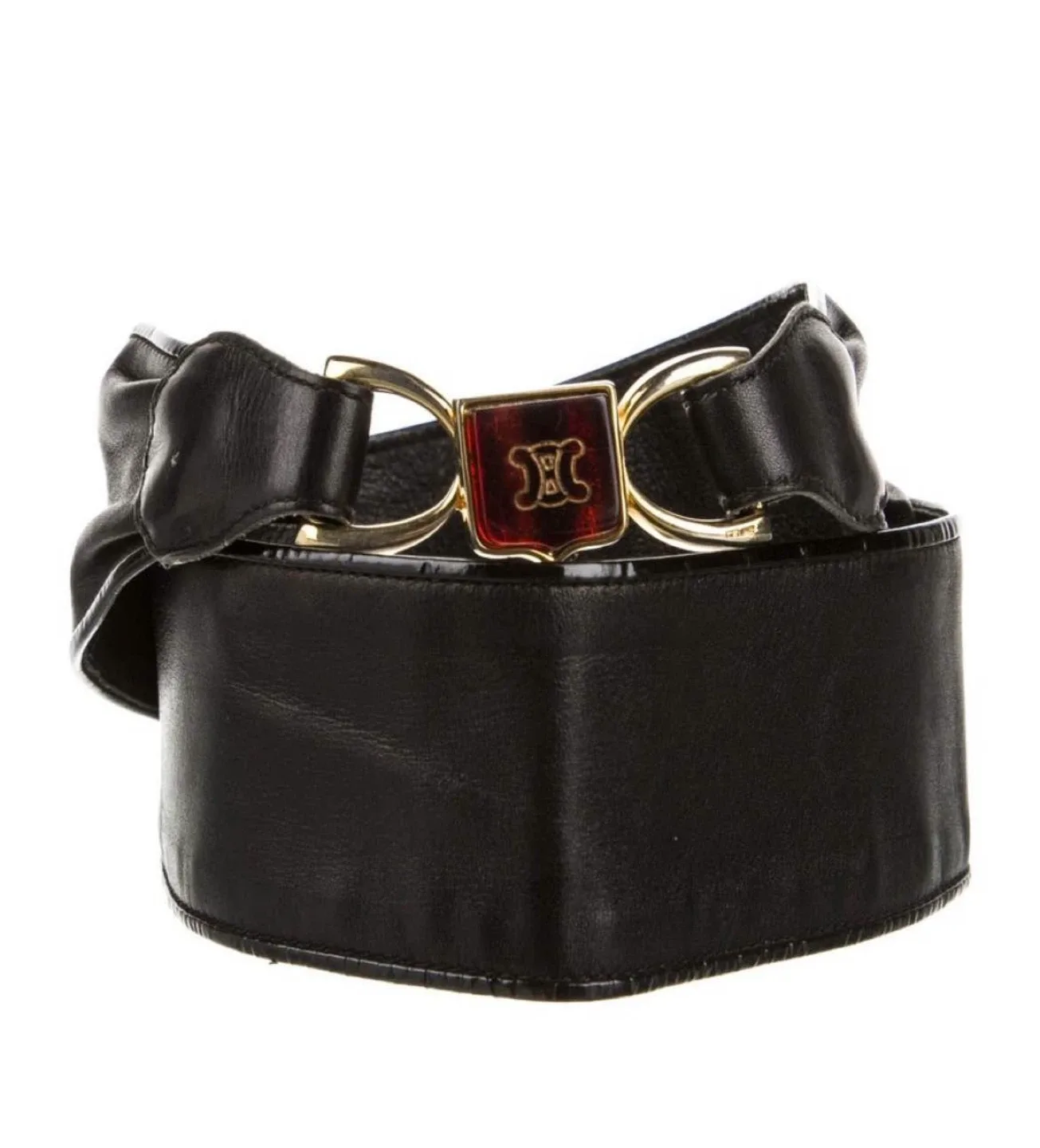 #cleanout Celine Black Leather Belt