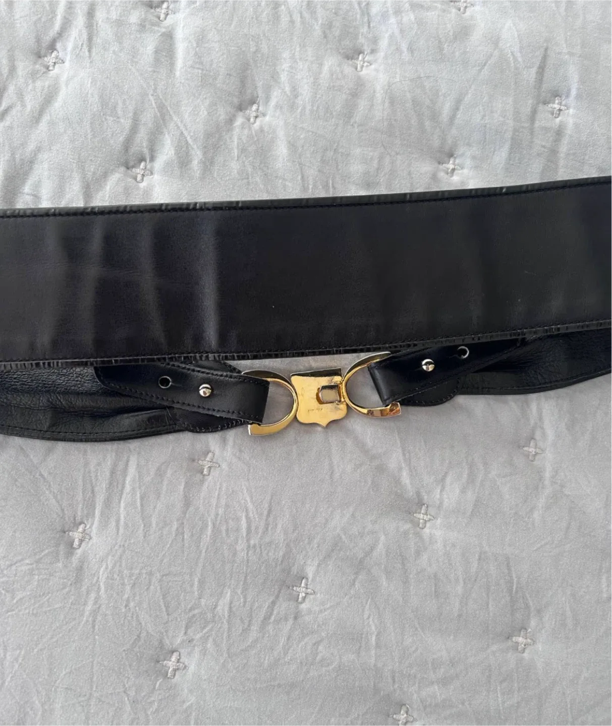 #cleanout Celine Black Leather Belt image indicator(5)