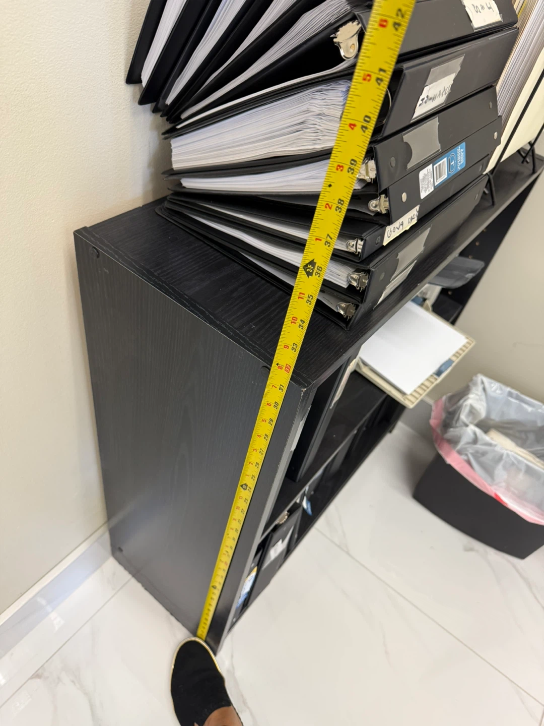Black Bookshelf - 30" Tall - photo 3