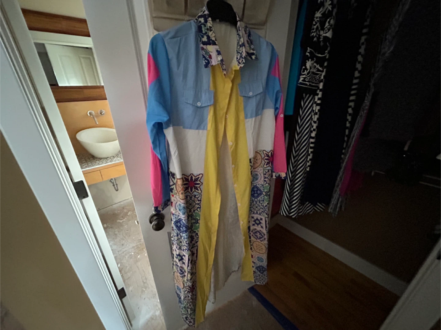 Colourful Long Sleeve Shirt - Size XL