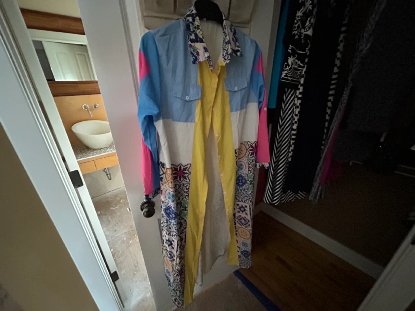 Colourful Long Sleeve Shirt - Size XL