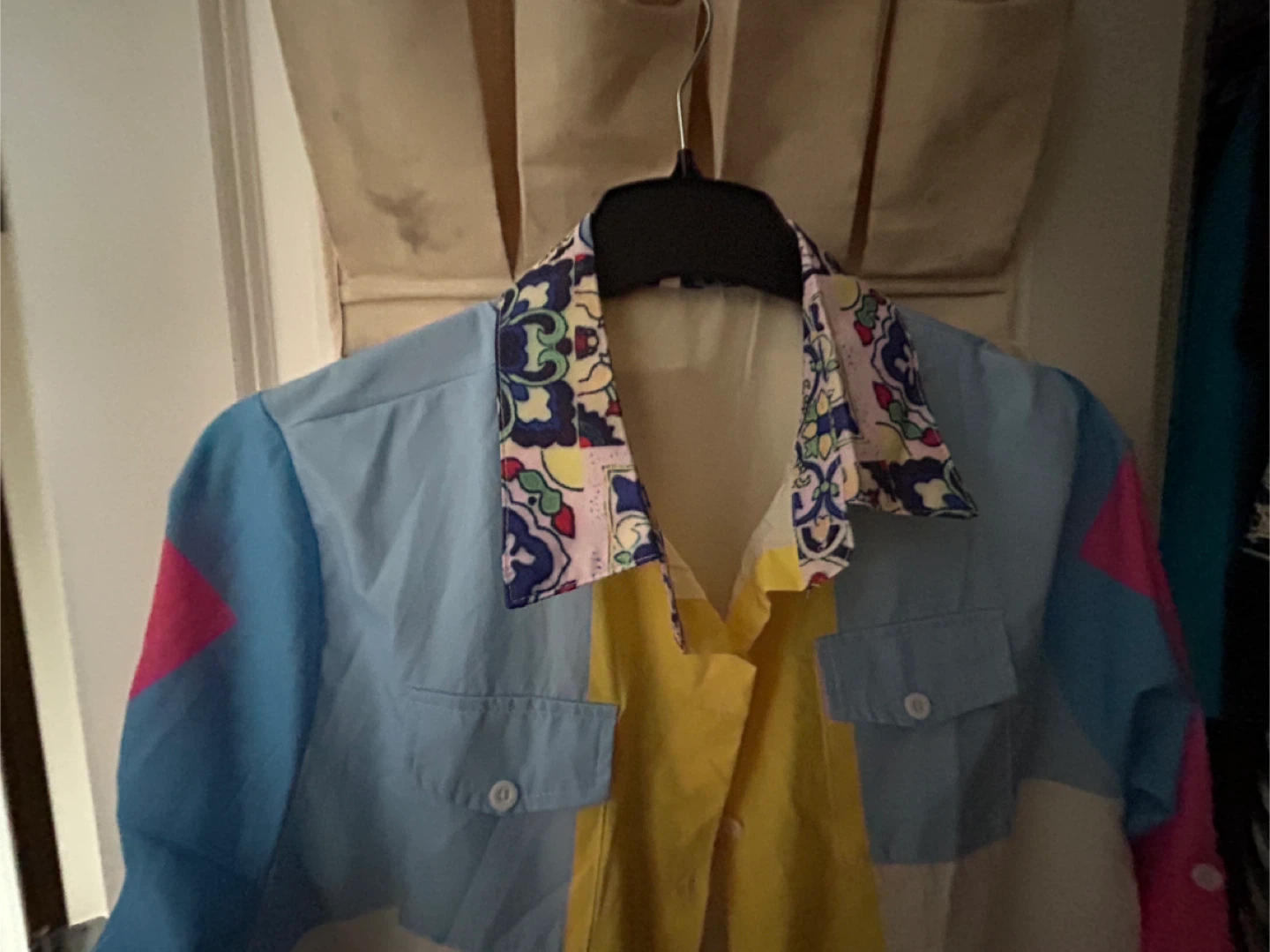 Colourful Long Sleeve Shirt - Size XL - photo 2