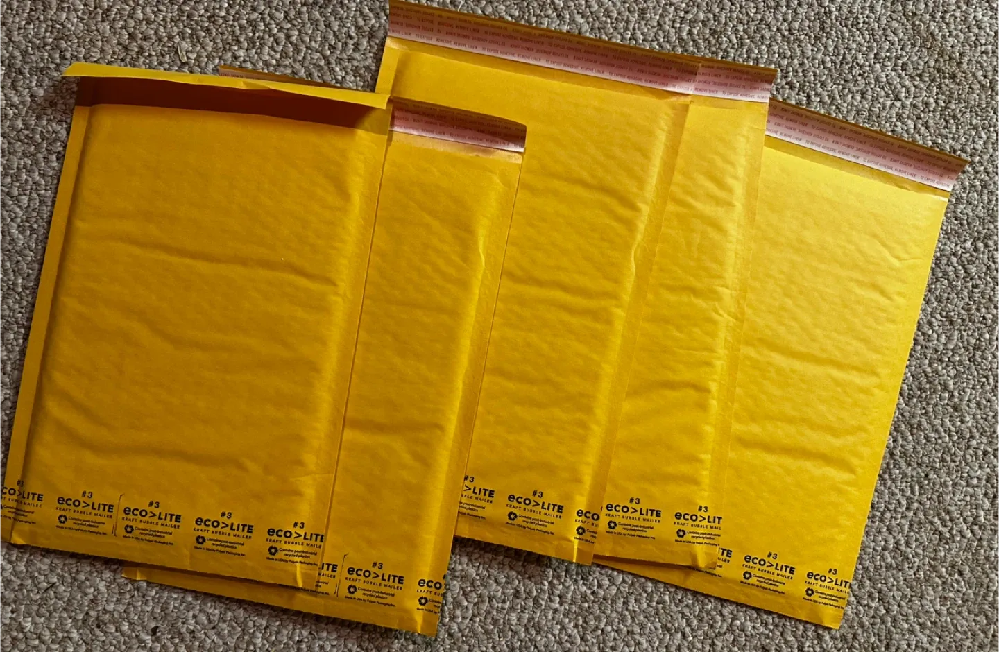 Eco-Lite #3 Bubble Mailers 5 for $4 - New image indicator(2)